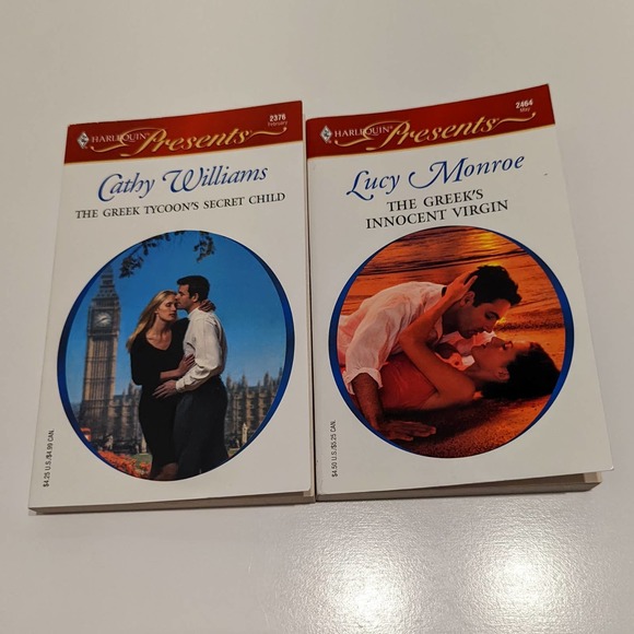 Harlequin Presents “The Greek Tycoon’s” Romance Book Lot (Set of 4) - Picture 4 of 9